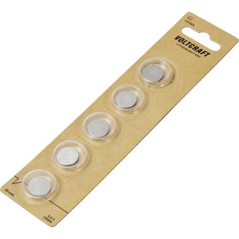 VOLTCRAFT Knopfzelle CR1616 3 V 5 St. 50 mAh Lithium VC-11894995 (1/5)