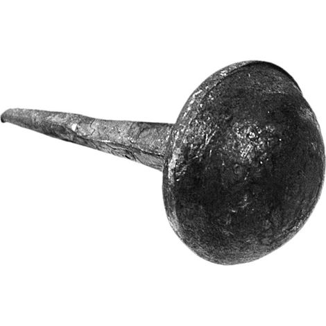 Deco Fer Forge – Clou à tête ronde 10mm – Longueur tige 20mm – Fer forgé pour ferronnerie – Solide et durable pour projets spécifiques