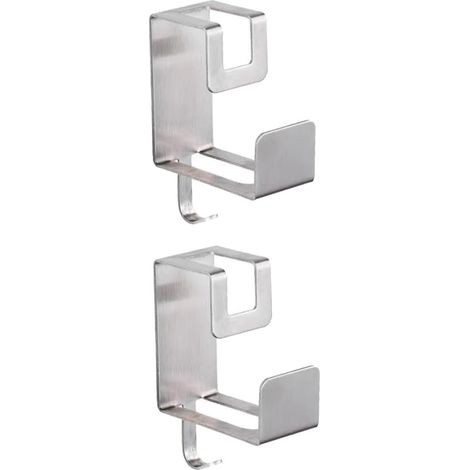Support Mural Pour Lavabo Sans Percage Lot De 2 Supports De Rangement Avec Crochets Fixation Adhesive Support Bassine Mural Compact Pour Salle De Bain Et Accessoires Du Quotidien (1/5)