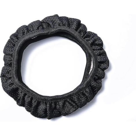 Housse de volant universelle, protection de volant, accessoire auto, noir (1 pièce) (1/5)