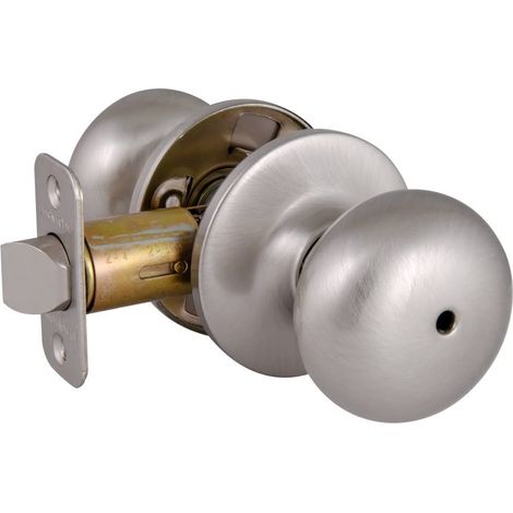 Poignée de porte réglable 2 positions Nickel satiné (1/5)
