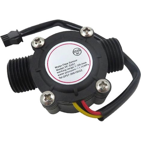 Détecteurs de débit de liquide à faible consommation d'énergie avec capteurs à effet Hall pour distributeurs automatiques, usage résidentiel et commercial, multicolores et noirs. (1/5)