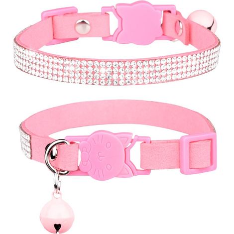 Collier de luxe en cuir et strass pour chien de grande, moyenne et petite taille (1/5)