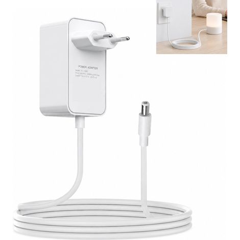 Adaptateur Secteur 5V 1A, Chargeur d’Alimentation Universel DC avec Connecteur 3,5 x 1,35 mm, Polarité Centre Positif, Câble 1,5 m pour Routeur, Caméra, Bande LED, TV Box (1/5)