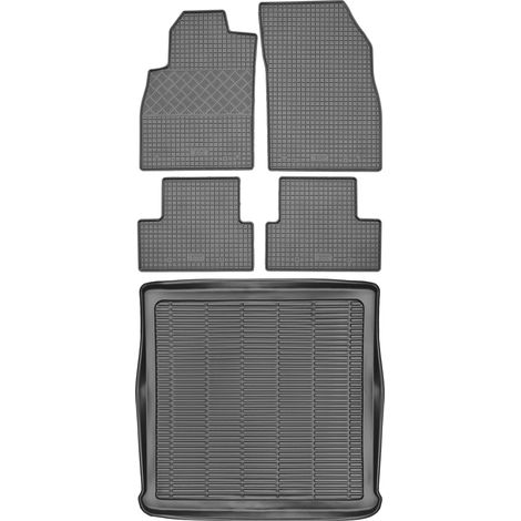Juego de alfombrillas de goma para coche y maletero para Opel Astra IV J Kombi (2010-2015).