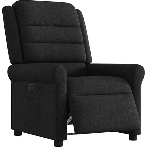 Maison Exclusive - Relaxsessel Elektrisch Schwarz Stoff