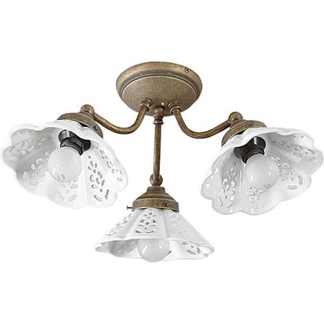 Sapho Vintage - Lampada da soffitto Napoli, 40 W, bronzo MC613 (1/3)