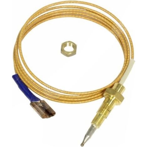 TERMOCOPPIA PIANI DI COTTURA CUCINA 38mm TESTA 29.5 mm LUNGHEZZA 70cm