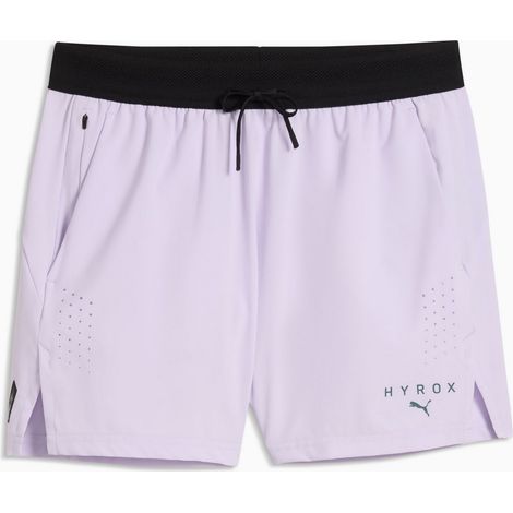 Pantalones cortos de entrenamiento para hombre Puma X HYROX PWRMODE 5, color morado, 52923846, talla XL (1/3)