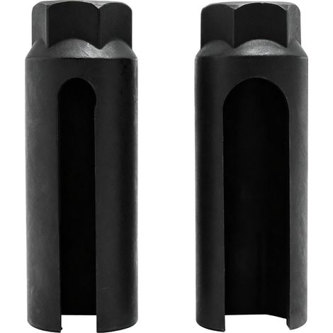 Douille capteur oxygène 22mm clé démonte sonde lambda outil extraction 1/2 pouce fente latérale 90mm entretien système échappement (1/5)