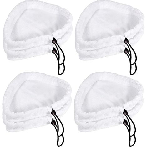 Lingettes de rechange pour balai vapeur, chiffons triangulaires en microfibre pour nettoyeurs vapeur, lavables et réutilisables, compatibles avec la plupart des balais vapeur. (1/3)