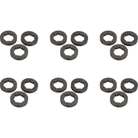 18 PièCes SéRies Outil PièCes en MéTal TronçOnneuse PièCe de Rechange Scie une ChaîNe Pignon Jante Power Mate 325-7 pour Remplacement de la TronçOnneuse (1/5)