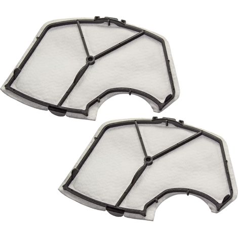 vhbw set di 2x filtro salva-motore compatibile con Vorwerk folletto VK140, VK150, 140, 150 aspirapolvere
