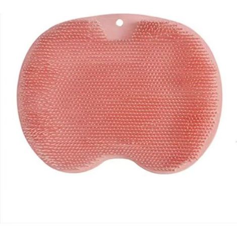 Tapis De Massage En Silicone - Antidérapant Pour Salle De Bain - Coussin De Sol - Rose - 1 Pièce