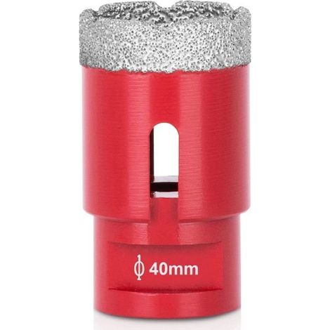 M14 40mm Diamond Drill Bit - For glass, ceramics, tiles, marble, porcelain, bottles and more. (1/5)