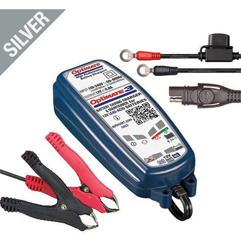 OPTIMATE BATTERIELADEGERÄT OPTIMATE 3 12V 0,8A 3-40AH, AGM / GEL / STD, SAE (EL)