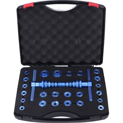 Kit de presse à roulements pour vélo, alliage d'aluminium, installation de moyeux, jeu de 18 paires de blocs de pression. (1/5)