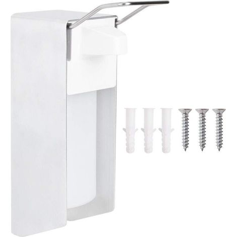 Manual Soap Dispenser, Elbow Press Soap Dispenser, Wall Mounted Liquid Soap Dispenser for Bathroom or Kitchen (1/5)