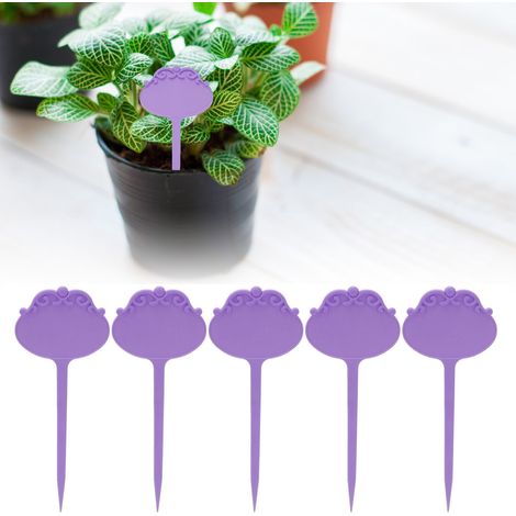 Etiquetas de plástico impermeables para plantas, 50 unidades, 16 x 6,8 cm, para jardines y huertos. (1/5)