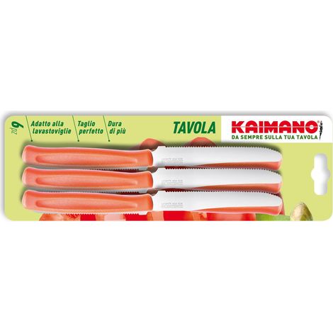 Kaimano SET COLTELLI DA TAVOLA DINAMIK 6 PEZZI col. Legno