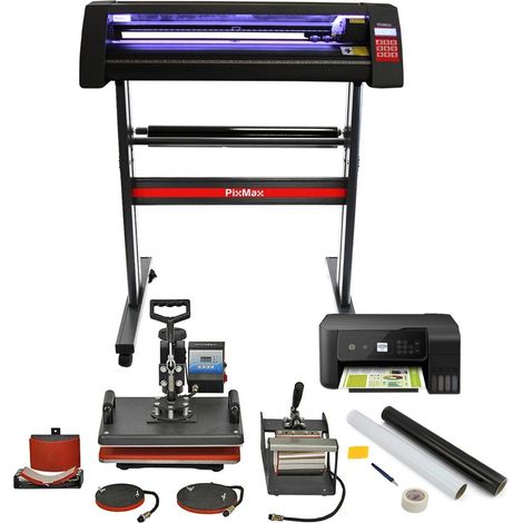 Bundle Taglio Vinile LED Pressa a Caldo 5 in 1  Stampante Inclusa