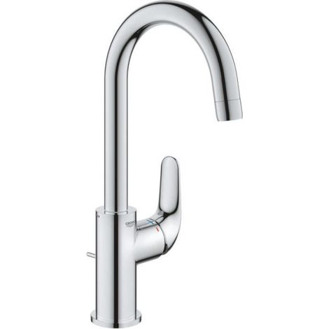 Mitigeur monocommande lavabo - GROHE Swift - 24330001 - Chromé - Taille L - Bec haut - Economie d'eau (1/4)