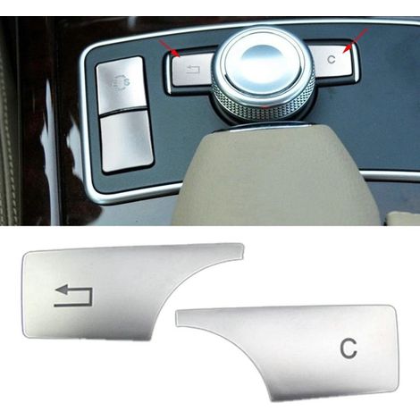 Bouton Multimédia Mercedes Benz C E GLK CLS W204 W212 Garniture Brillante Pailletée Intérieur Accessoire Auto