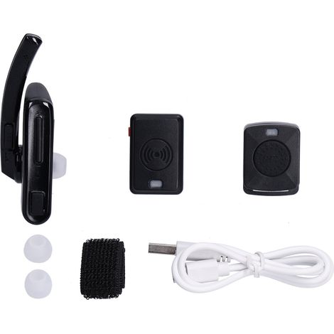 Casque Microphone PTT Bluetooth sans Fil avec 2 Écouteurs pour Motorola et HYT Radios (1/5)