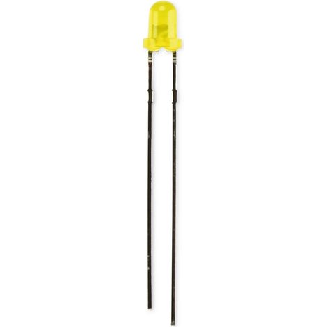 KINGBRIGHT LED, L-1154YD, Gelb, 3 mm (T-1), 588 nm, 15 mcd, 60°, Rund