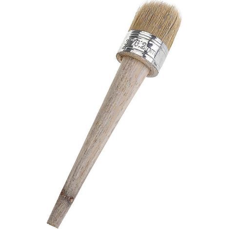 Pinceau à cire ULTNICE pour peindre ou cirer des meubles, pochoirs Folkart, décoration intérieure, bois, grands pinceaux à poils naturels (1/3)