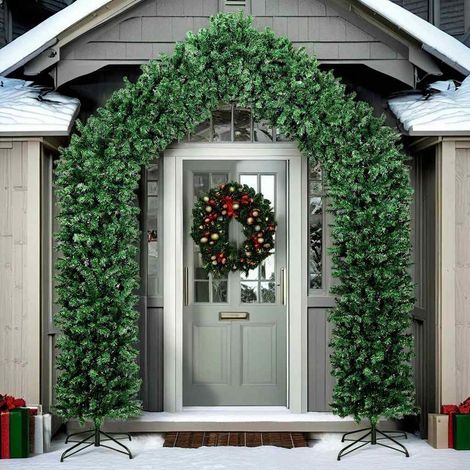 vidaXL Christmas Tree Arch Green 270 cm (1/5)