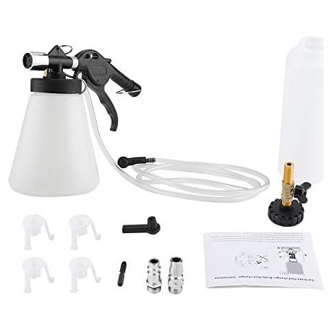 Purgeur de Frein, Kit Changement Liquide Purge Frein Voiture, Outil à Vide Pompe pour Moto Camion Voiture Automatique - (1/5)
