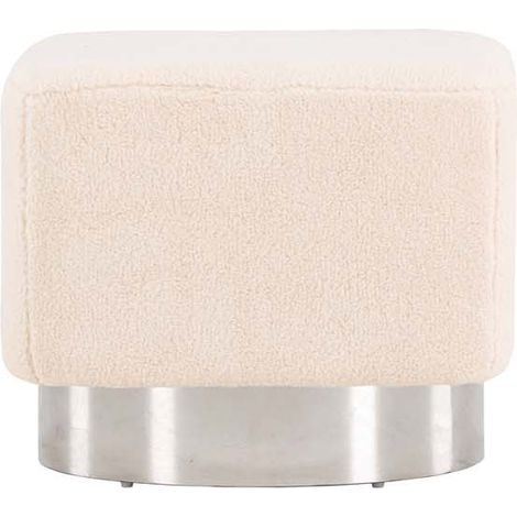 Newton Pouf offwhite.