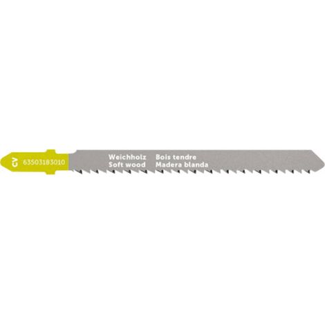 Fein 63503183010 Lama per seghetto alternativo per legno CV 75 T2.5 SW SC RV 5 pz.
