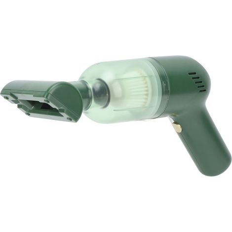 Aspirateur Voiture Sans Fil 120W Portable Rechargeable 8000Pa Puissant pour Auto Maison Vert (1/5)