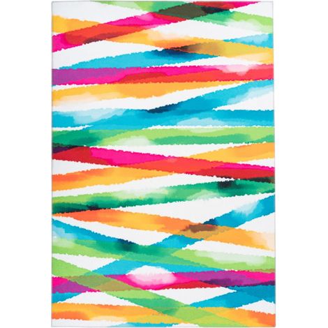Tapis Rétro à Poils Courts "Galaxy V" Multicolore 80 x 150 cm (1/4)