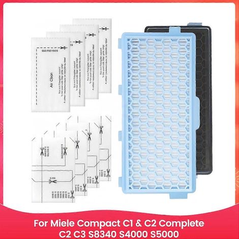 Filter für Miele Compact C1 und C2, Complete C2 und C3 Staubsauger, S (1/5)