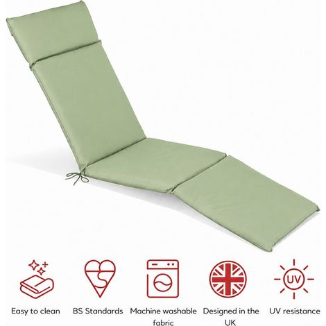 SP Steamer Pad Cushion - L183 x W49 x H6 cm - Lime