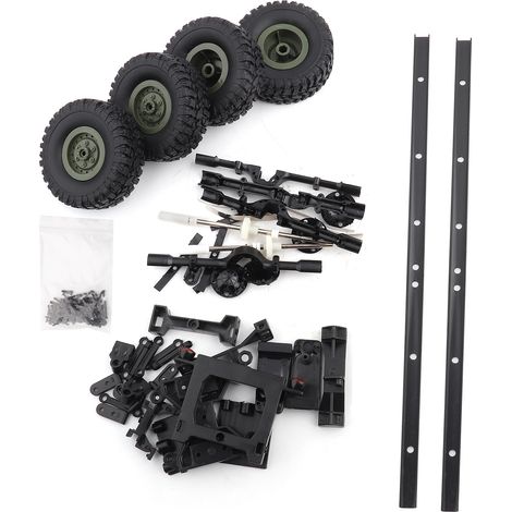 Châssis de Remorque-Citerne pour Camion Militaire RC 1:16 WPL B24 B36, Pièces et Accessoires DIY (1/5)