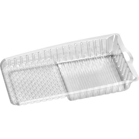 Color Expert Farbwanneneinsatz 3er Pack 26 x 32 cm Kunststoff transparent Abstreifgitter & Farbwannen