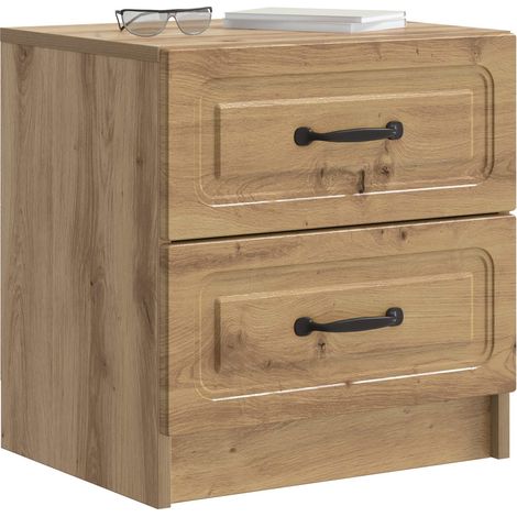 Maison Exclusive - Nachttisch Artisan-Eiche 43 x 34,5 x 44,5 cm H