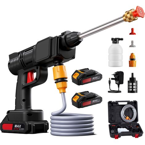 Electric Handheld 2 Battery Pressure Washer Cleaner (1/5)