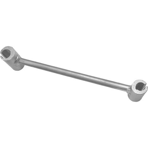 Clé à charnière double tête 14 mm 19 mm, outil de réparation et de réglage du jeu des charnières de porte à trou intérieur pour charnières de 8,5 à 17,5 pouces (1/5)