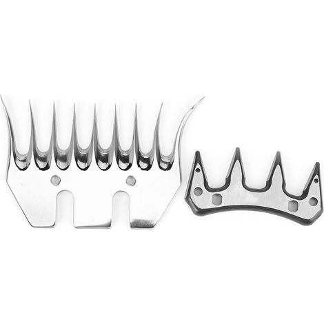 Falciatrice lama a pecora in acciaio inox, alta durezza, per un taglio di precisione, pezzi di ricambio (9 denti curve + lama oscillante) (1/5)