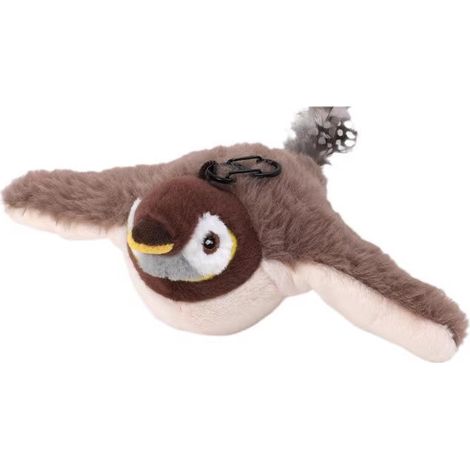 Peluche électrique interactive pour animaux de compagnie avec batterie rechargeable USB et sons gazouillants (1/5)