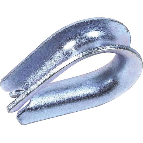 Cosses-Coeur en Acier, pour câble diamètre 11mm ( Prix pour 1 )
