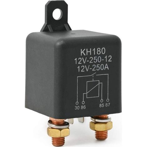 4 broches 12 V 250 A - Interrupteur de commande de batterie à haute performance - Relais de démarrage pour voiture, moto, camion (1/5)