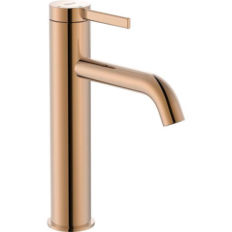 ROCA A5A3C9ERG0 ONA Grifo Monomando Lavabo Desagüe Clic Clac Caño Mezzo Oro Rosa - ref: A5A3C9ERG0 (1/2)