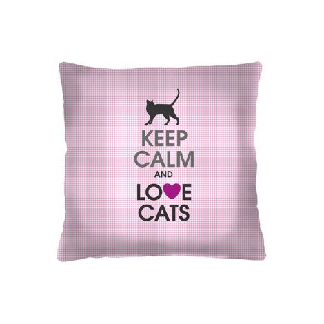Kissen – Katzenliebe 40x40 cm (1/3)