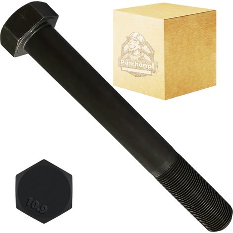 Feingewindeschraube für Schraubenschlüssel DIN960 KLASSE 10.9 M16X1.50X60 10 STÜCK.